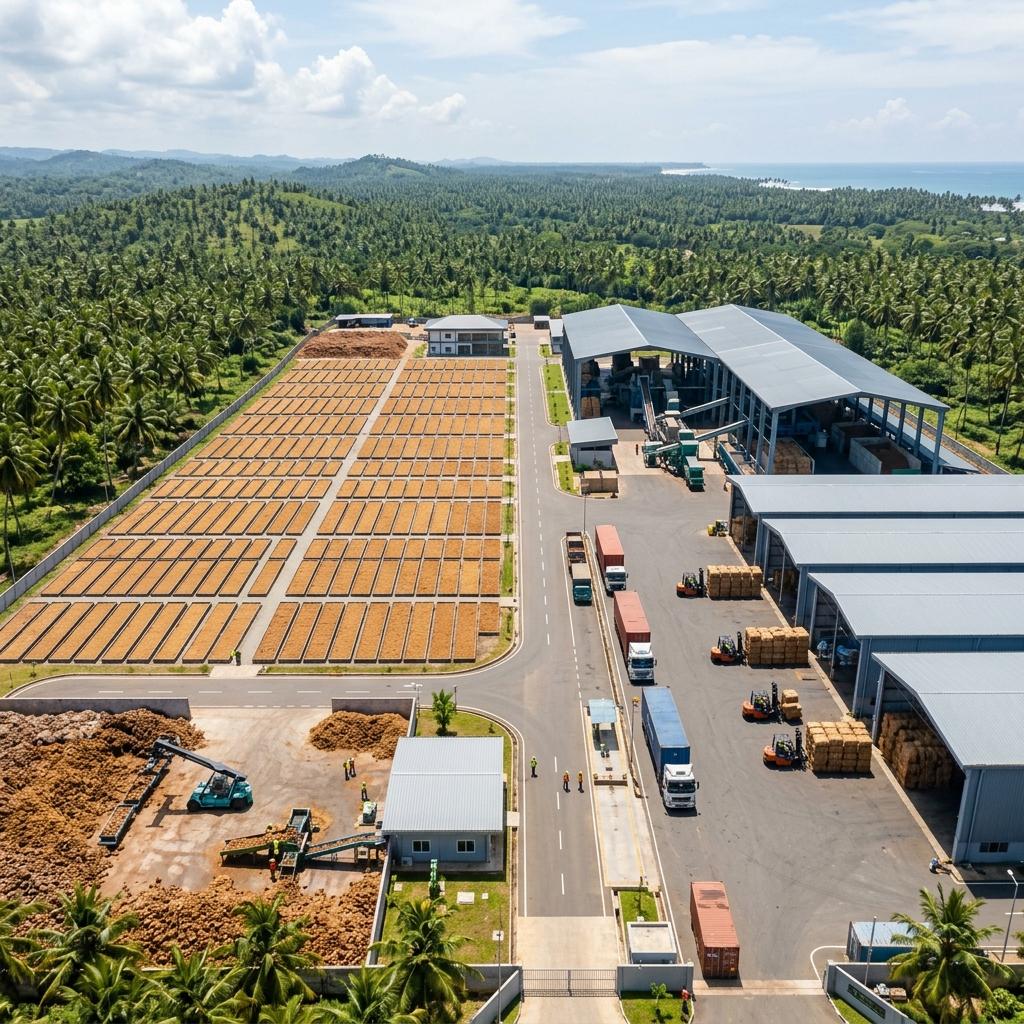 Ceylon Agri Business 20-Acre Factory Mudithagama Sri Lanka